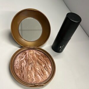 Laura Geller Baked Bronze n Brighten Medium Powder Bronzer w Kabuki Brush